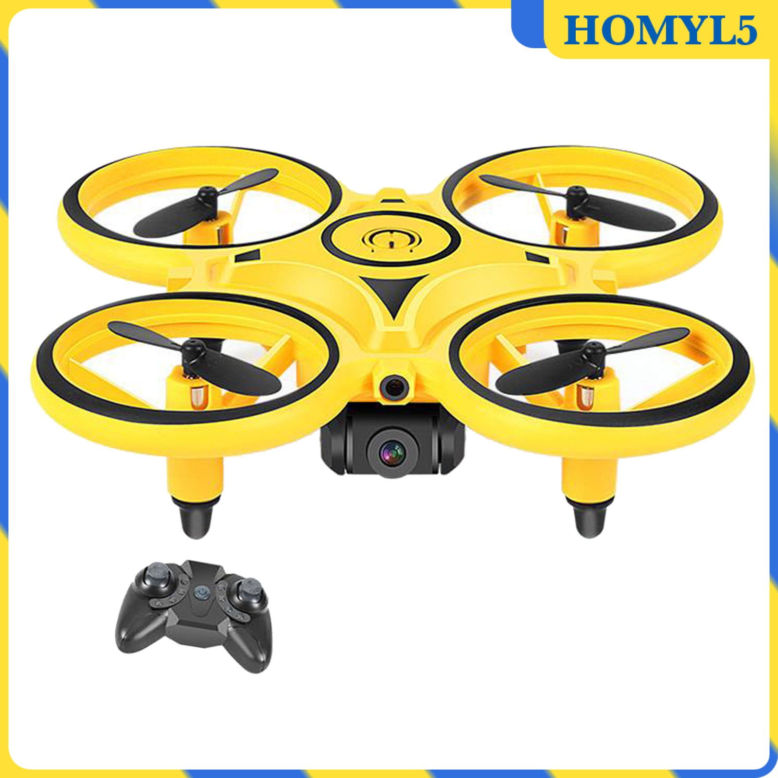 RC RC Máy Bay Điều Khiển Từ Xa 3d Hover Hd Camera Màu Vàng