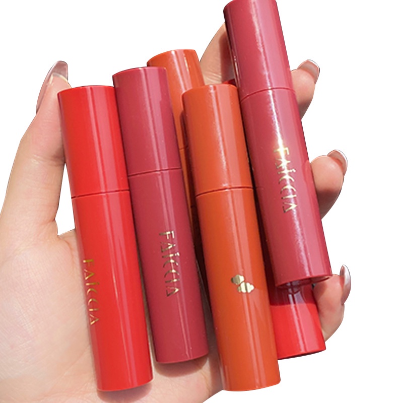 Son tint bóng FAICCIA nội địa Trung  căng mọng mịn mướt môi dưỡng ẩm bling bling Somoholic SM4 | BigBuy360 - bigbuy360.vn