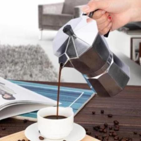 Ấm pha cà phê Moka Express 3TZ (6 cup), bình pha cà phê kiểu Ý