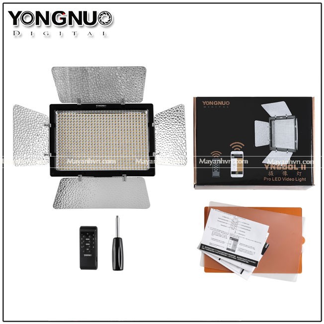 [Mã SKAMA06 giảm 8% đơn 250k]Đèn led Yongnuo YN-600 II Pro LED Video