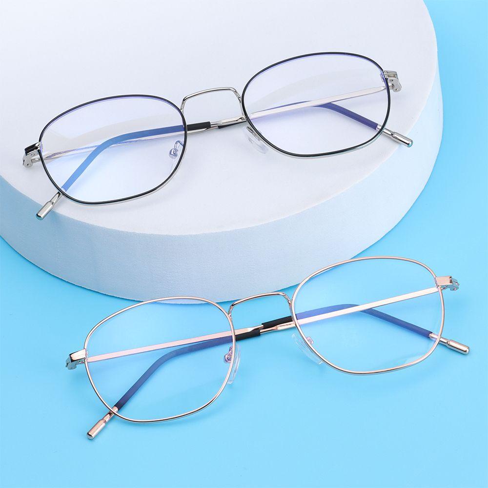 Mắt Kính Gọng Vuông Siêu Nhẹ Chống Ánh Sáng Xanh Phong Cách Cổ Điển Thời Trang