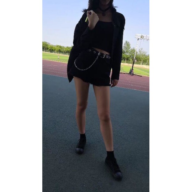 Thắt lưng da unisex kèm dây xích trẻ trung cá tính_xuongmaythuhien | BigBuy360 - bigbuy360.vn