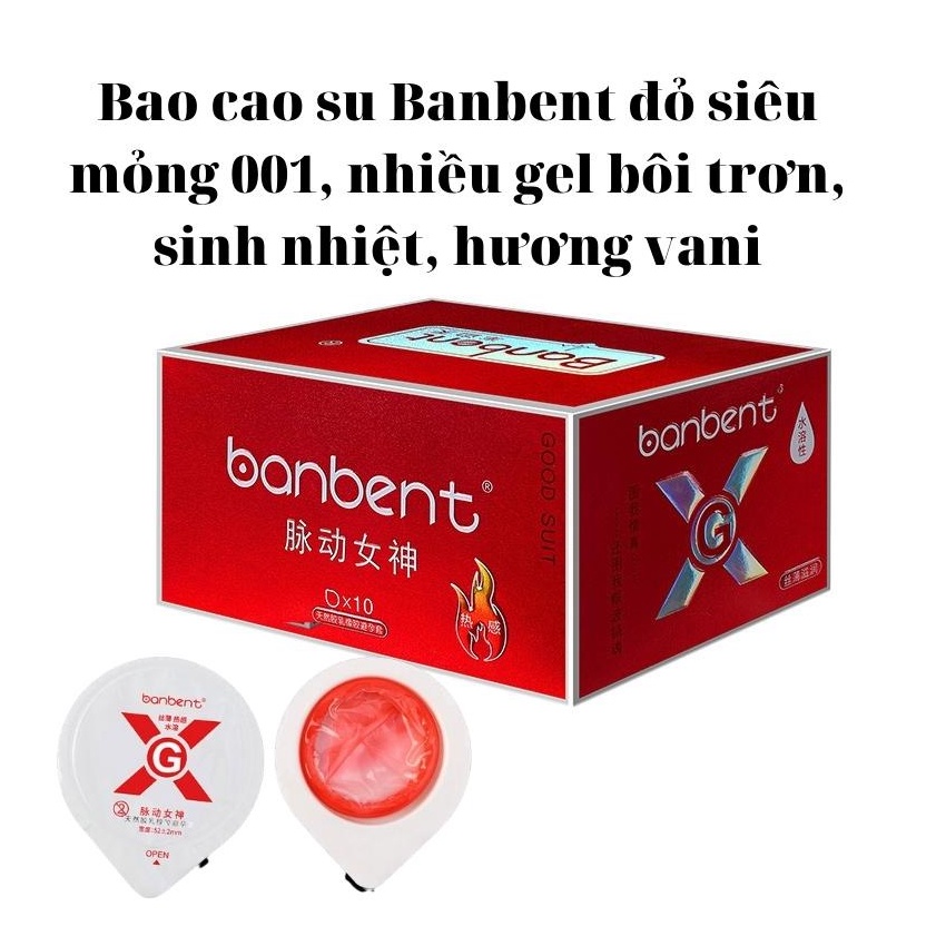 Bao cao su banbent 0.01 siêu mỏng - ảnh sản phẩm 6