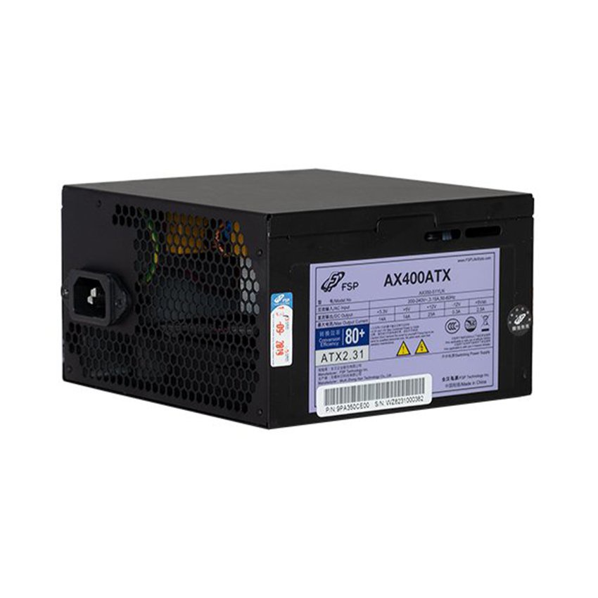 Nguồn FSP Power Supply AX Series AX400ATX Active PFC công nghệ quạt thông minh