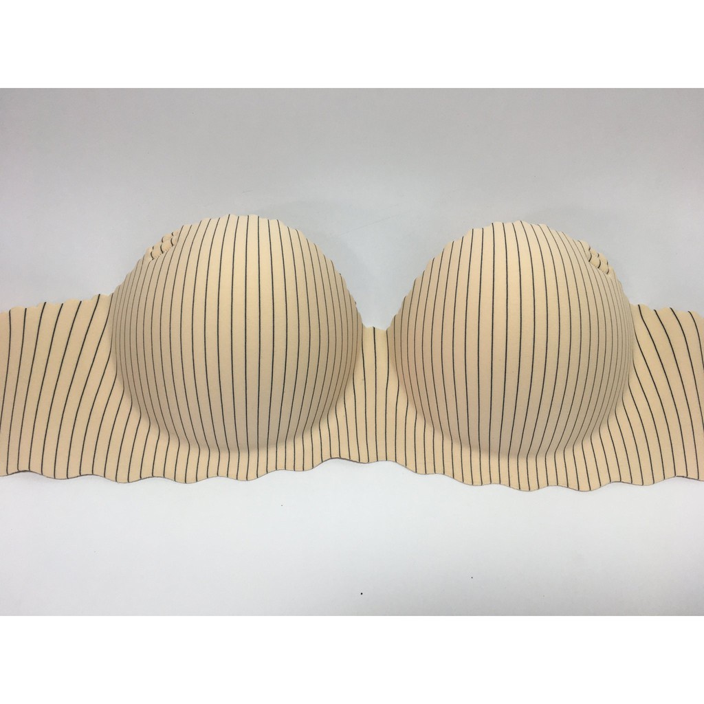 Áo su không gọng họa tiết sọc nhỏ MS982353