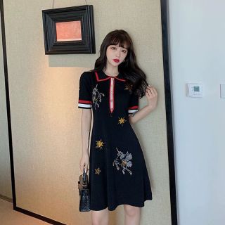 ĐẦM LEN THÊU NGỰA CAO CẤP