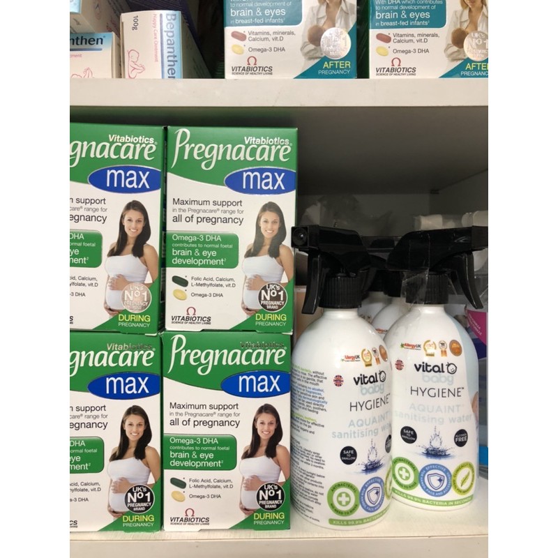 [CHÍNH HÃNG UK] Vitamin bầu Pregnacare Max bổ sung dinh dưỡng cho bà bầu Vitamin Tổng Hợp 84 Viên