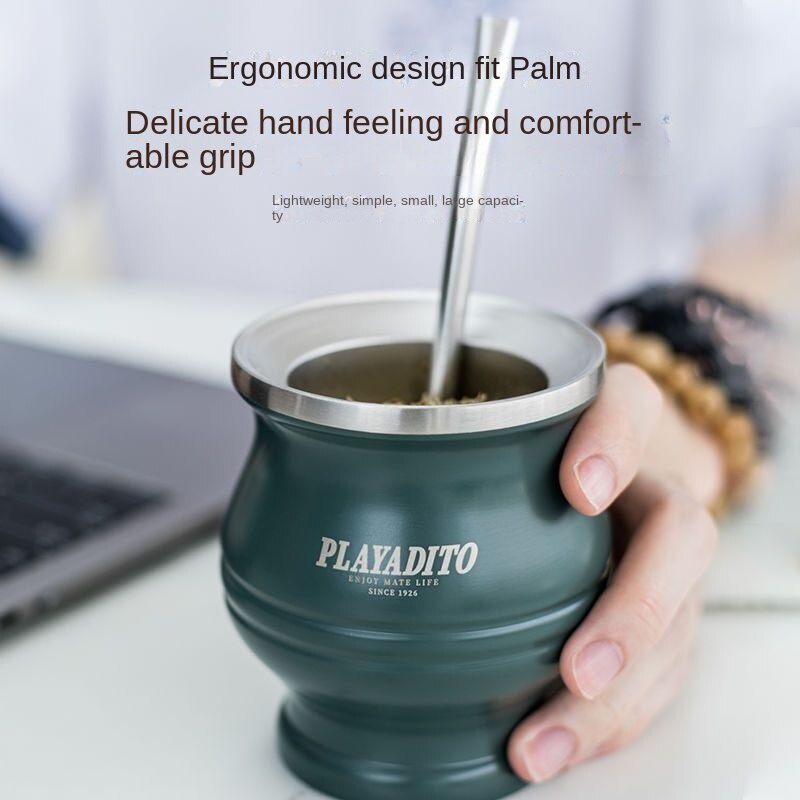 Playadito / playadito Madai Teacup Mua 1 Ống Hút Lọc Trà Đạo Argentina Madai Phong Cách Madai