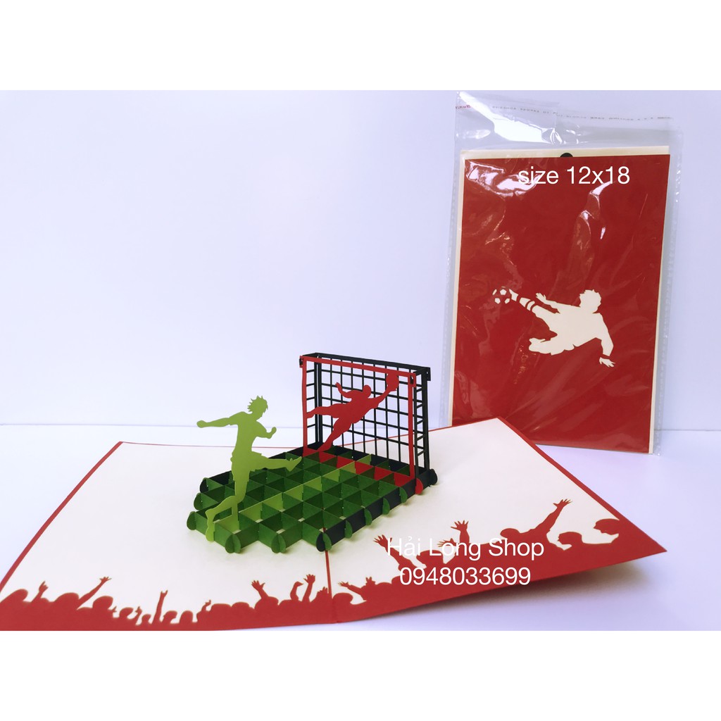 Bóng Đá - Football - Thiệp 3D | BigBuy360 - bigbuy360.vn