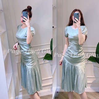 Đầm Voan Trơn Vải Mịn Đẹp Sang TTSA0510