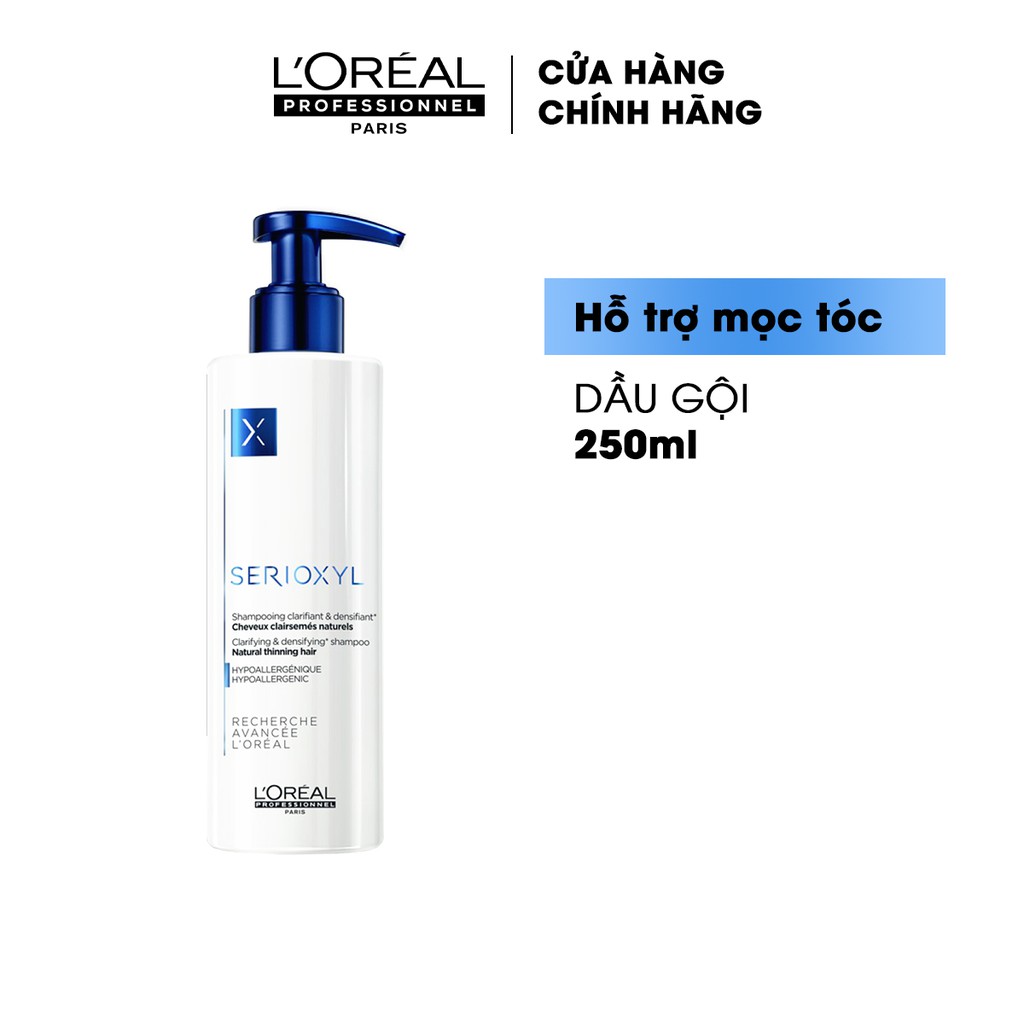 Dầu gội LOreal Professionnel giúp làm dày và kích thích mọc tóc Serioxyl 250ml