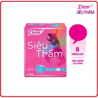 Băng vệ sinh Diana siêu mỏng có cánh gói 8miếng