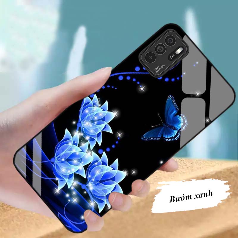 Ốp OPPO Reno 6, Reno 6Z, Reno 7 4G, Reno 7 5G , Reno 7z 5G Lưng Kính Cường Lực Cao Cấp Mới Nhất