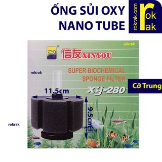 Lọc sủi vi sinh bio size trung XY-280 XY280 cho hồ cá cảnh