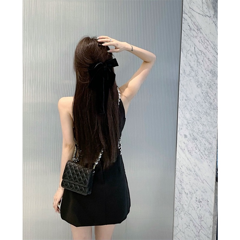 Chân Váy Lưng Cao Đính Kim Cương Lấp Lánh Phong Cách Trung Hoa Mới