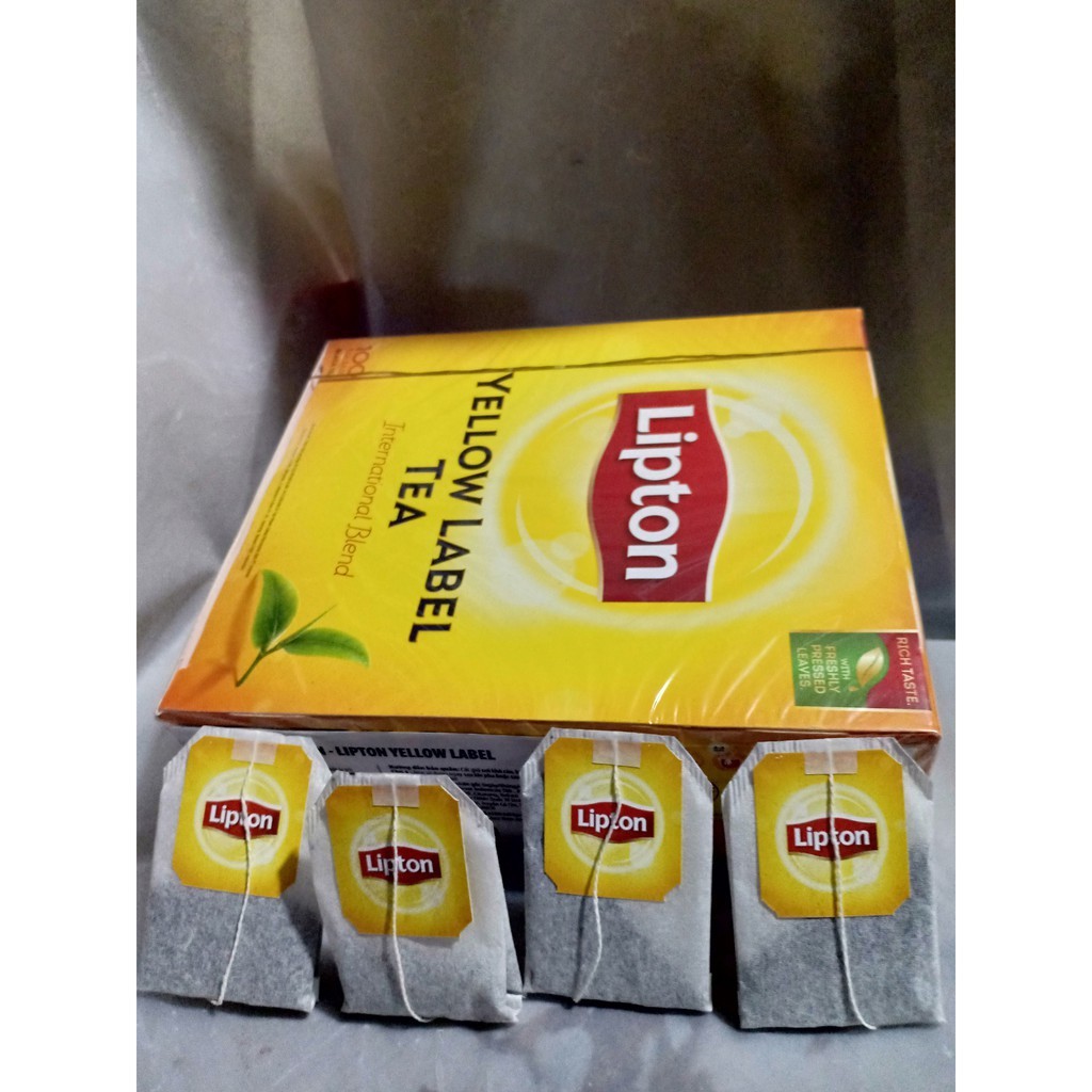 Trà túi lọc lipton 100 gói *2g