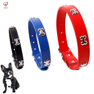 Vòng cổ da PU đính đinh tán cho thú cưng