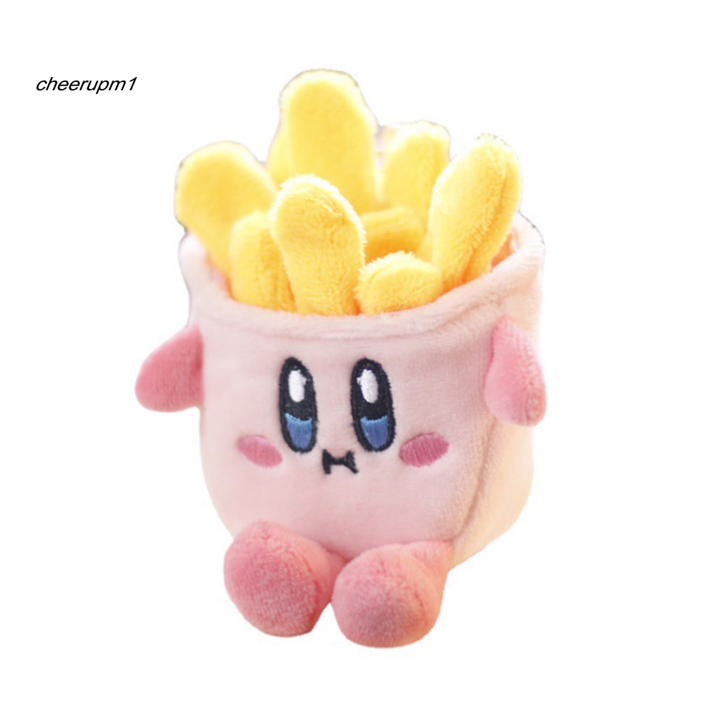 Đồ Chơi Thú Nhồi Bông Hình Nhân Vật Hoạt Hình Kirby/Khoai Tây Chiên Hoạt Hình Trang Trí Túi Xách Dành Cho Trẻ Em
