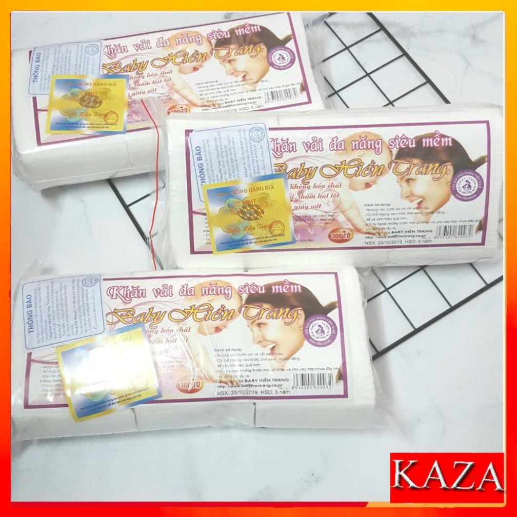 Khăn khô đa năng Hiền Trang ( gói to 220gam) Khăn vải giấy khô vệ sinh cho bé tiện lợi và an toàn, mỗi gói 230gam