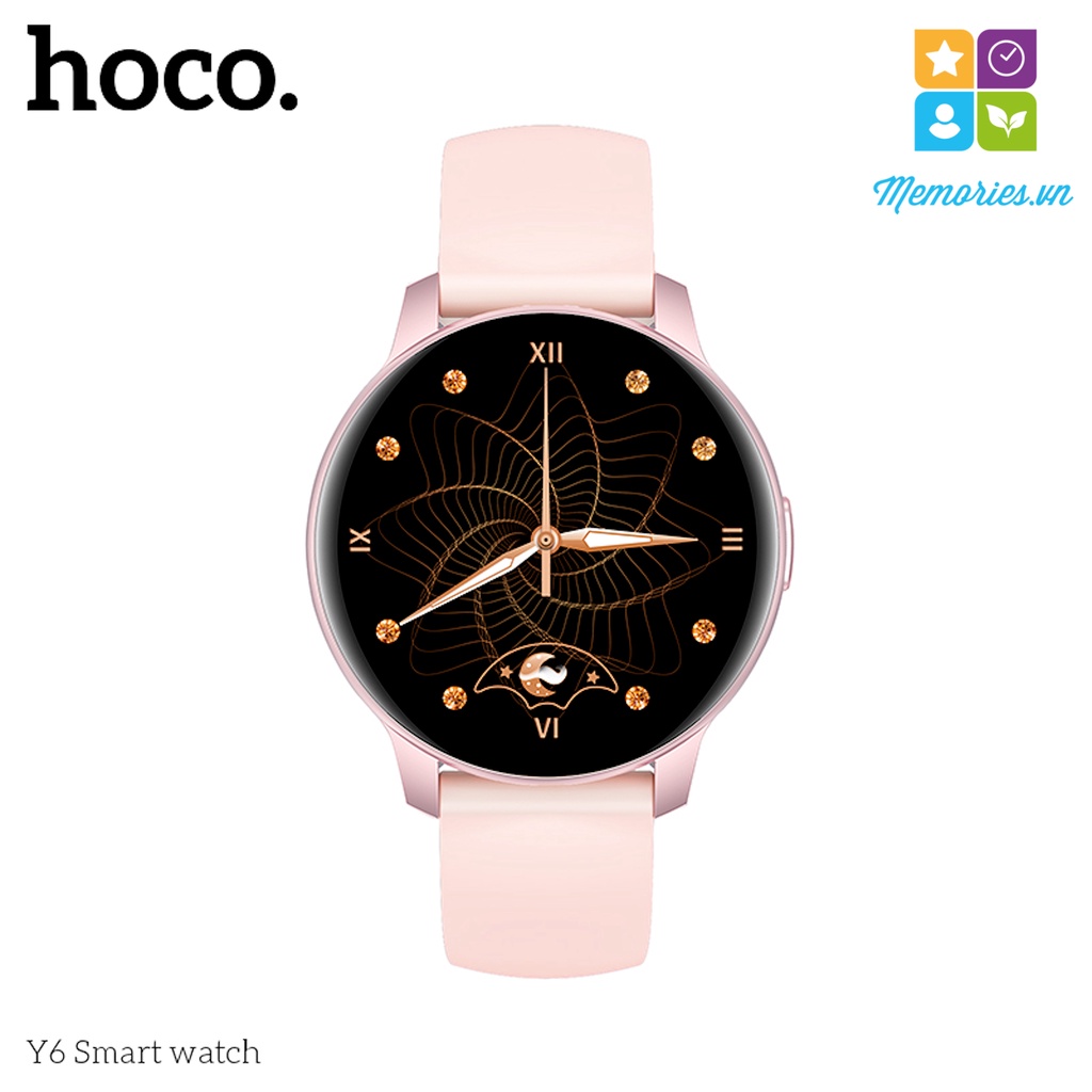 Đồng Hồ thông minh Smartwatch Hoco Y5 Y6 Hồng Vàng Y7 Y8 Y9 (Call version) thời trang nam/nữ chính hãng