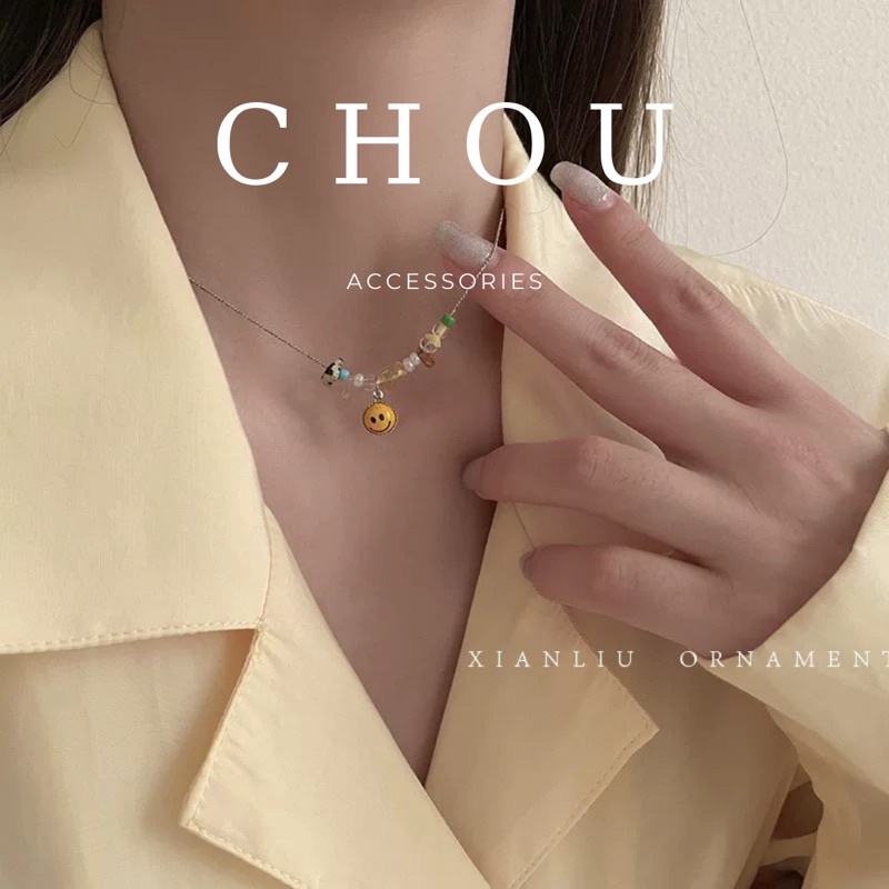 Dây Chuyền Mặt Cười | CHOU ACCESSORIES |