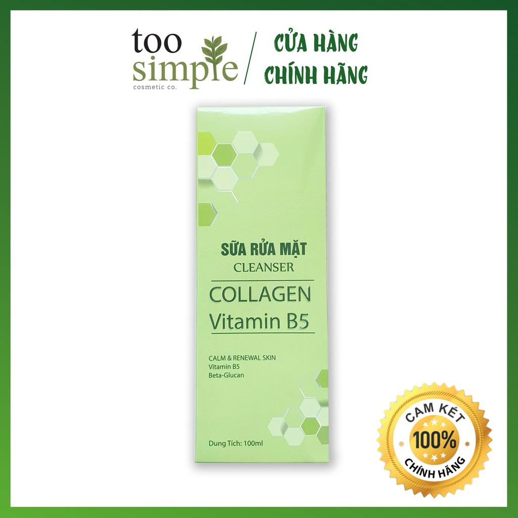 Sữa rửa mặt Collagen Vitamin B5 Too Simple 50ml | BigBuy360 - bigbuy360.vn