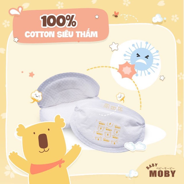 THẤM SỮA MOBY 60 MIẾNG