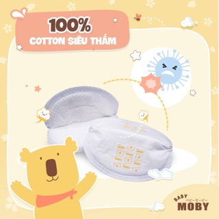 Miếng lót thấm sữa cho mẹ MOBY BABY 60 miếng, Suzy Baby