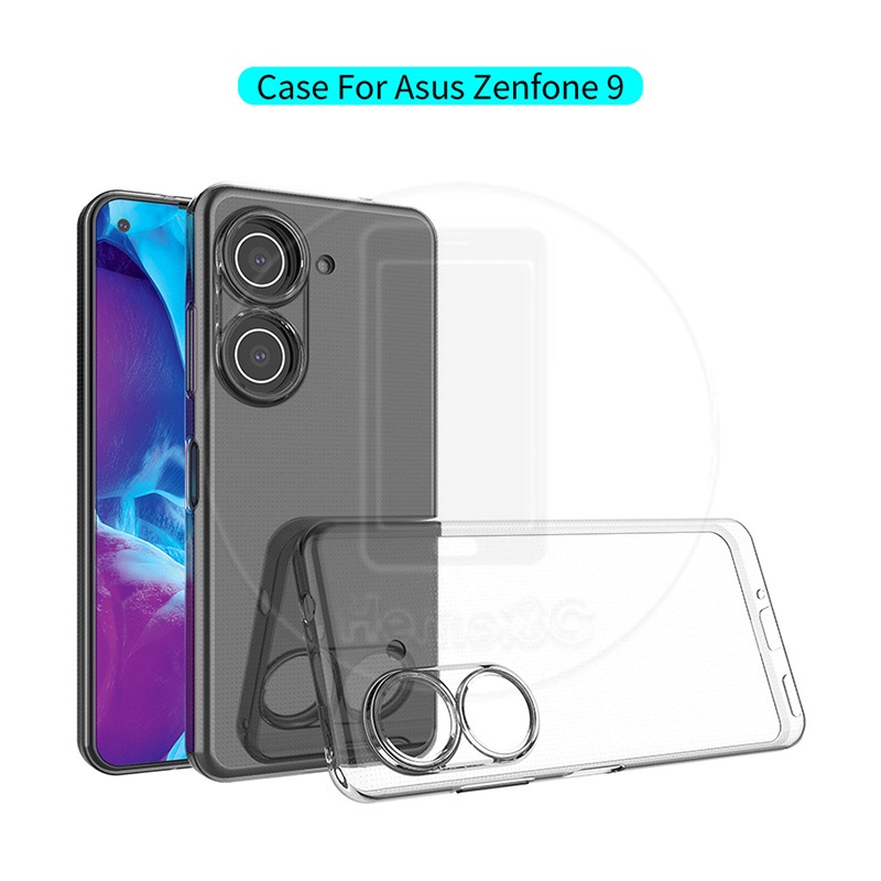 Ốp Điện Thoại TPU Mềm Siêu Mỏng Trong Suốt Cho ASUS Zenfone 9 10 Zenfone10
