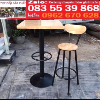 Bàn ghế bar cao bàn ghế cafe bàn ghế cà phê cao