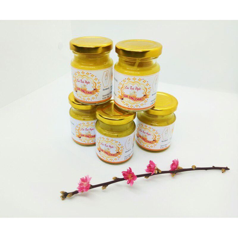 Cao tinh nghệ sữa ong chúa Tuệ Linh hũ lớn 100ml handmade tặng 1 bộ cọ xẻng quét mặt