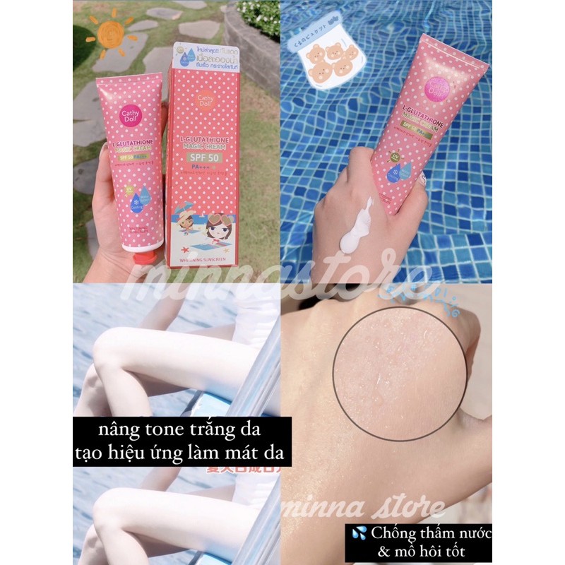 KEM CHỐNG NẮNG NÂNG TONE DA CATHY DOLL MAGIC CREAM