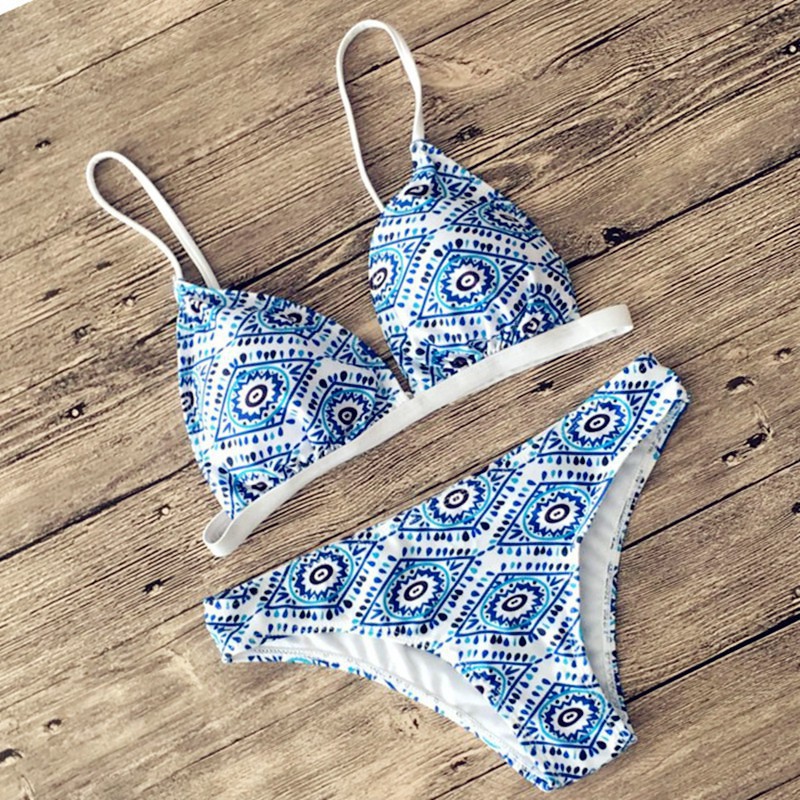 Bikini Hoạ Tiết In Thiết Kế Quyến Rũ Cho   Phái Nữ