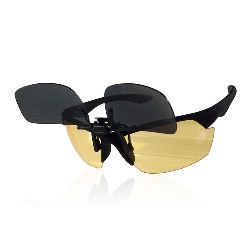 Tròng kính mát dạng kẹp bằng PC chất lượng cao