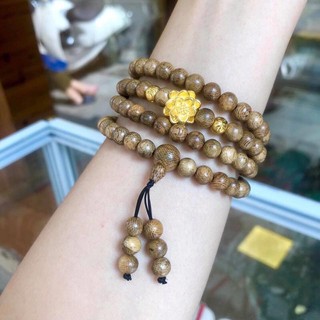 Vòng Trầm Hương Hoa Sen