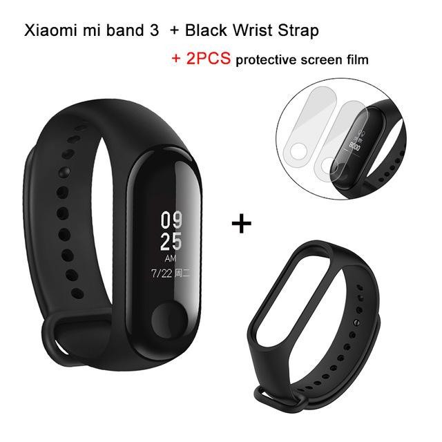 Đồng Hồ Thông Minh Xiaomi Miband 3 Oled Đen