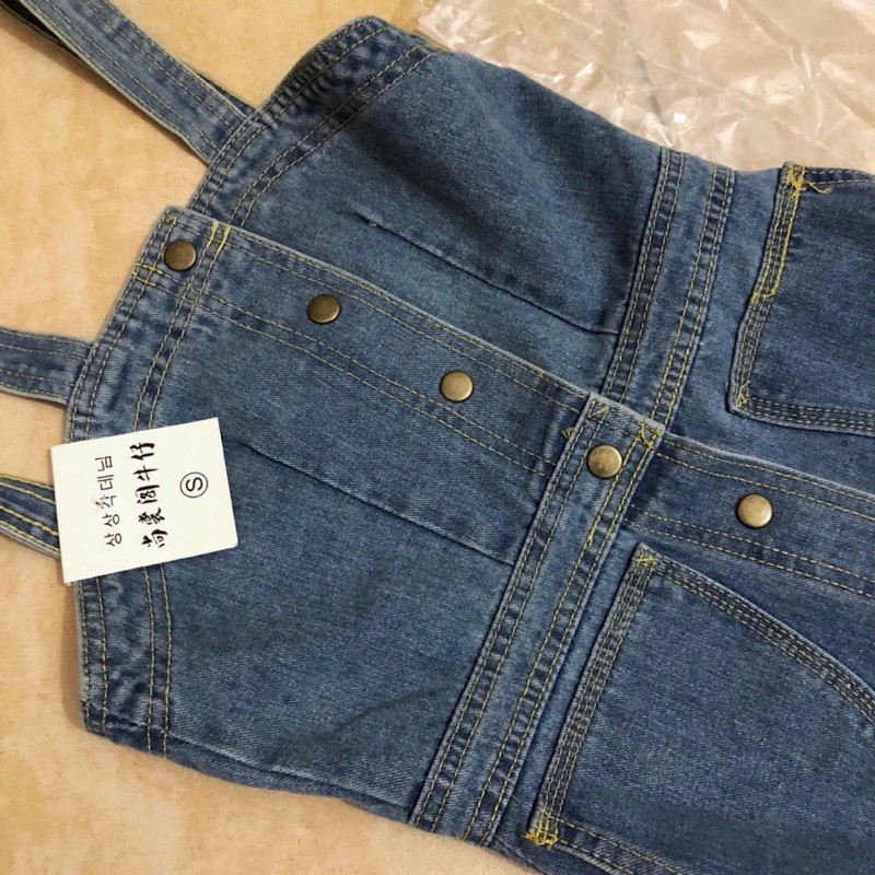 Yếm Jeans dài