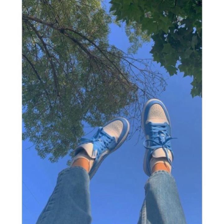 Giày Thể Thao, Giày Sneaker AIR JORDAN 1 xanh dương cổ thấp | BigBuy360 - bigbuy360.vn