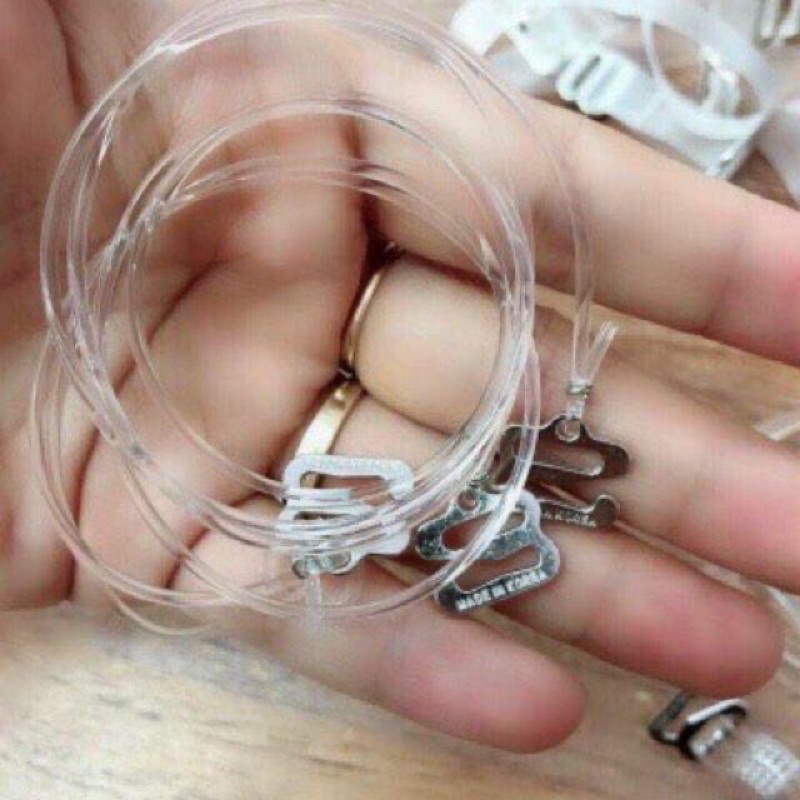 Bún. Dây áo trong suốt sợi nhỏ