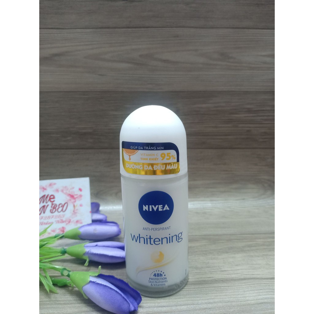 (Chính hãng) Lăn Khử Mùi Nữ Nivea 50ml