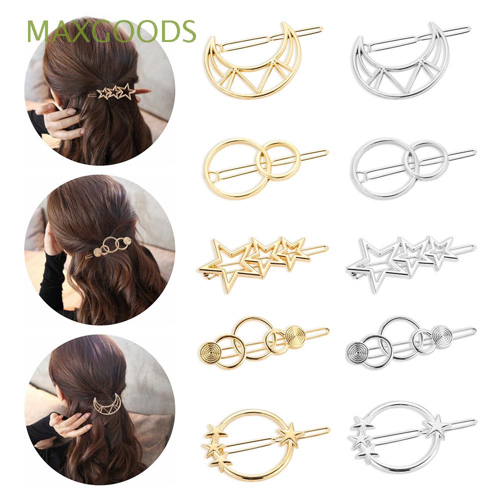 Kẹp tóc kim loại thiết kế độc đáo MAXGOODS