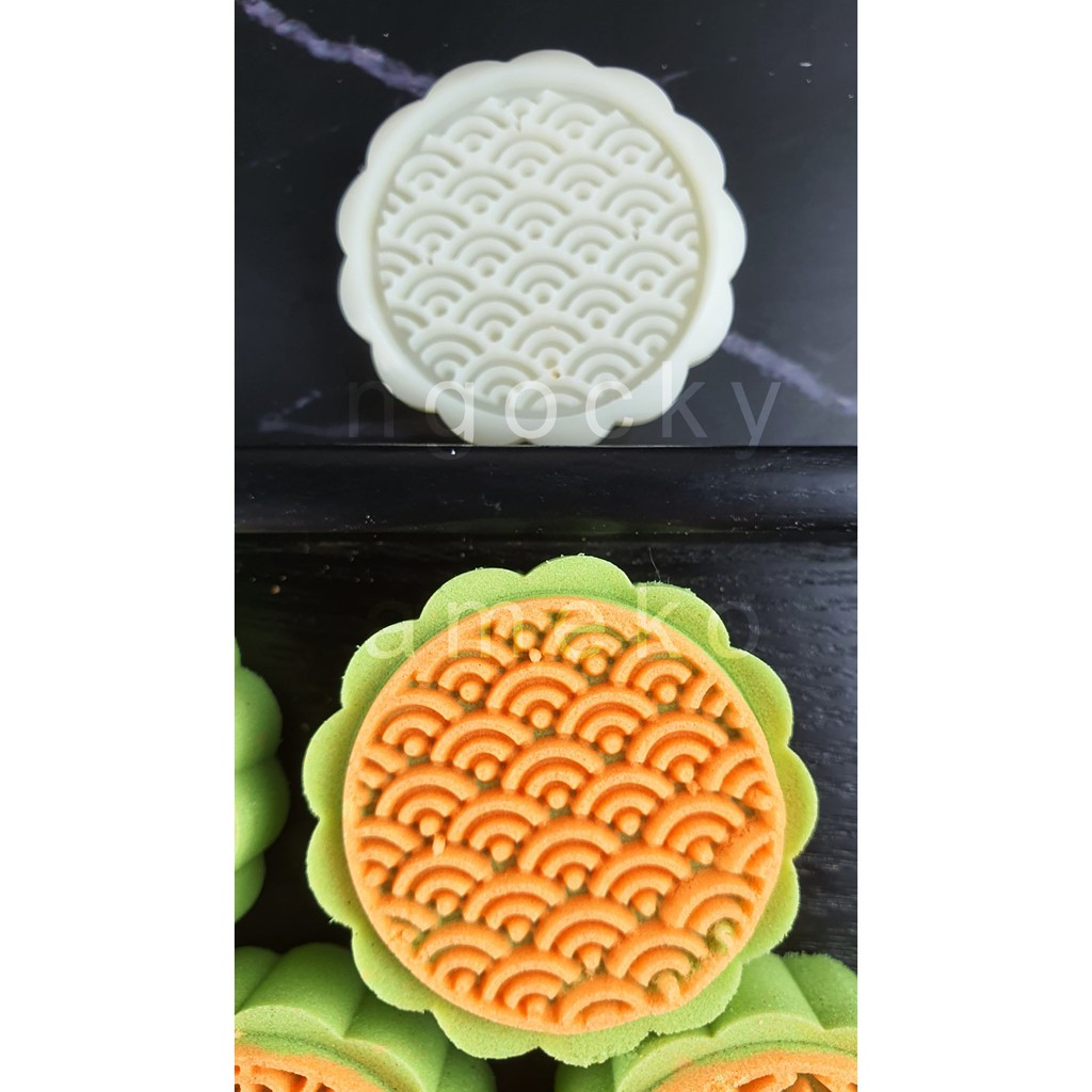 KHUÔN LÒ XO BÁNH TRUNG THU / BÁNH DỨA  / BÁNH QUY  HÌNH VÂN MÂY/ CARO