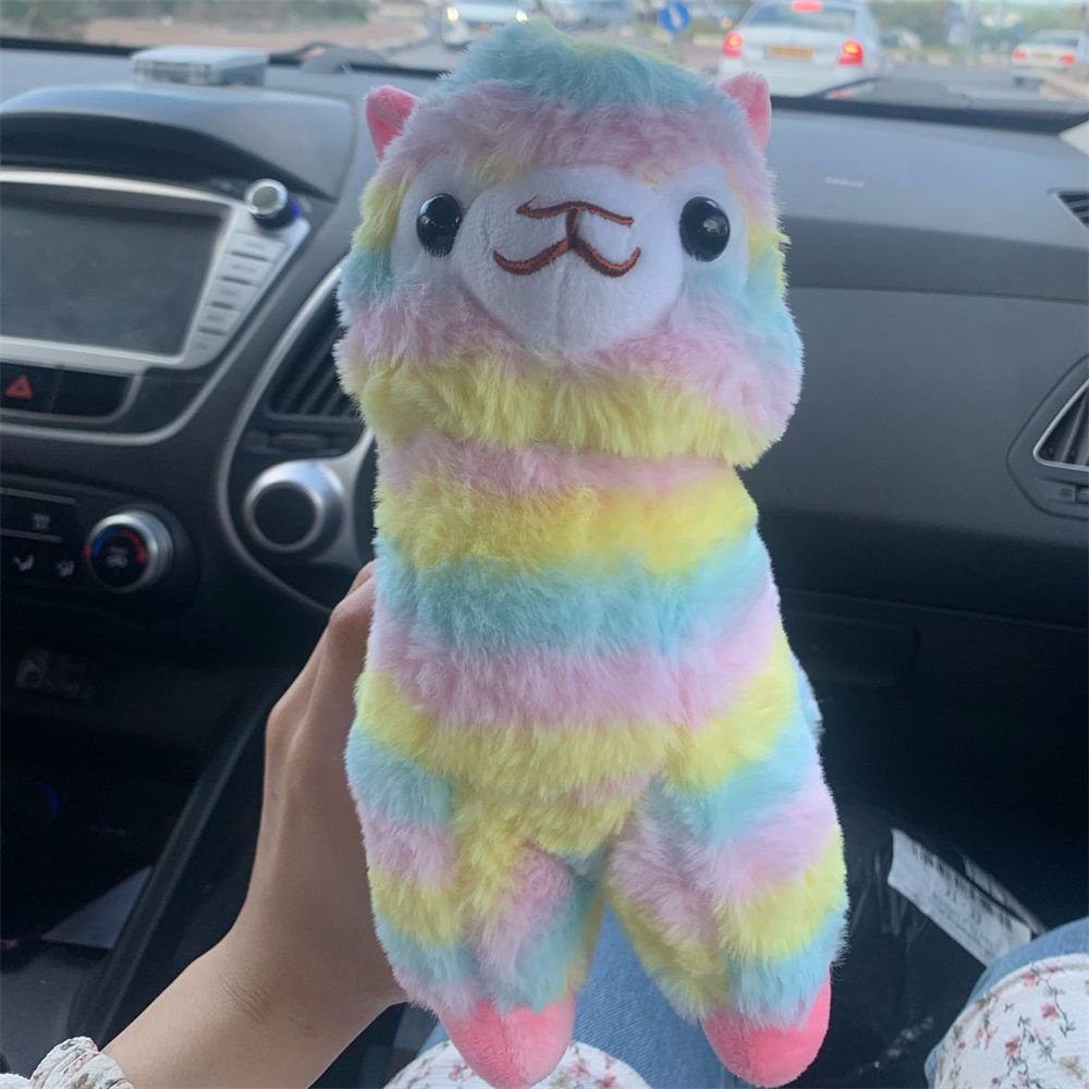 Thú nhồi bông kiểu dáng lạc đà hoạt hình nhiều màu sắc mềm mại dễ thương 25cm trang trí nhà cửa