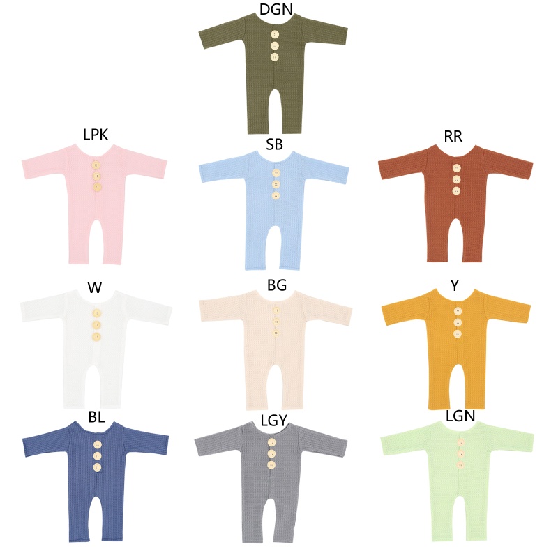 Bộ Áo Liền Quần Vải Cotton Mềm Dùng Làm Đạo Cụ Chụp Ảnh Cho Bé Sơ Sinh