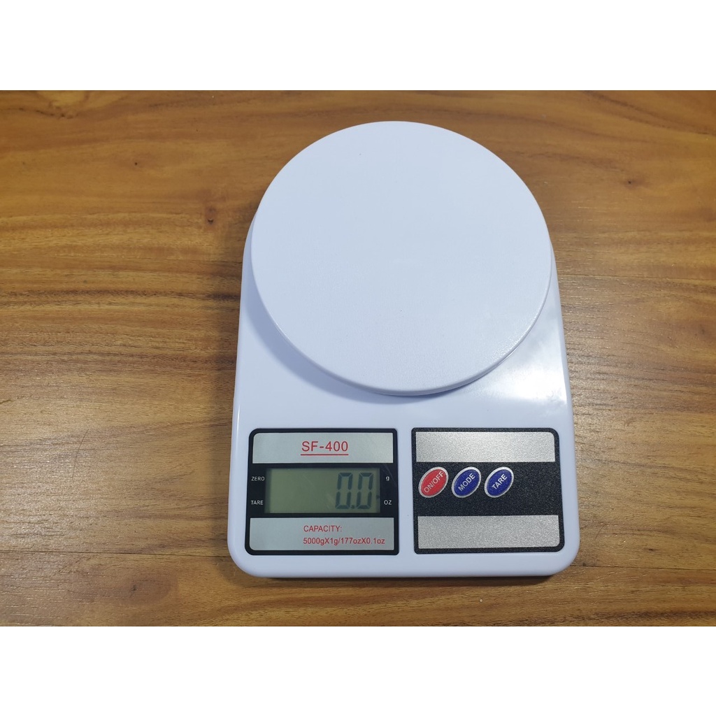 Cân điện tử Electronic Kitchen Scale 5kg SF-400 dùng trong nhà bếp -Cân tiểu ly - Điện nước gia dụng Hoàng Kim