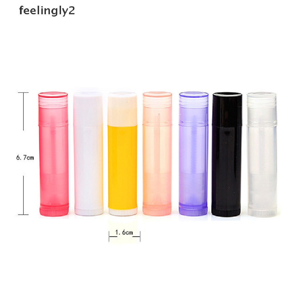 [Hàng mới về] 10 Ống son môi chất liệu nhựa 5g 7 màu sắc lựa chọn