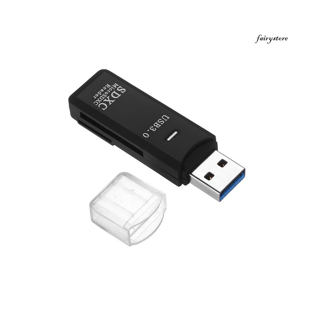 Đầu Đọc Thẻ Nhớ Usb 3.0 2 Trong 1 Cho Micro Sdxc Tf T-flash