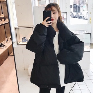 áo phao dáng ngắn-ulzzang style