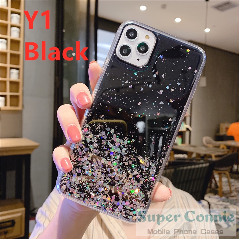 iPhone 12 11 Promax Ốp điện thoại phối kim tuyến nước lấp lánh màu gradient cho iPhone 7Plus 7 8 6 6s 11 Pro X XR XS Max