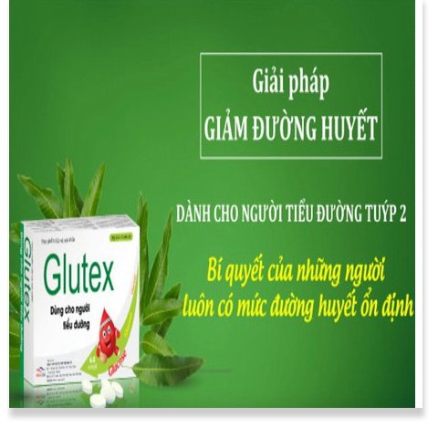 [Mã chiết khấu giá sỉ sản phẩm chính hãng] GLUTEX LÁ XOÀI - Hỗ trợ hạ đường huyết, ngăn ngừa biến chứng bệnh tiểu đường